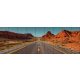 Route 66 stretching through red canyons – kitchen tile 